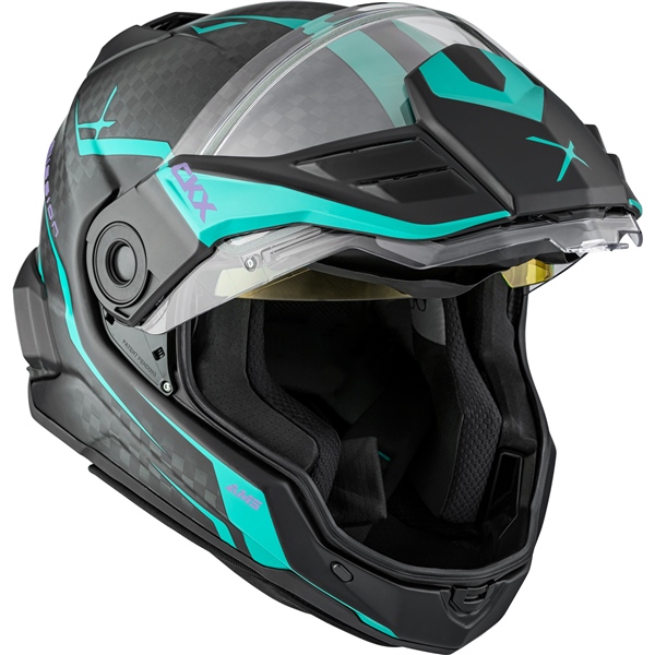 Image-5 CKX Mission Free-Face Helmet - Carbon Fury HELM MISSION CARB EDL FURY TUR MAT 3XL 518767 518767 CKX