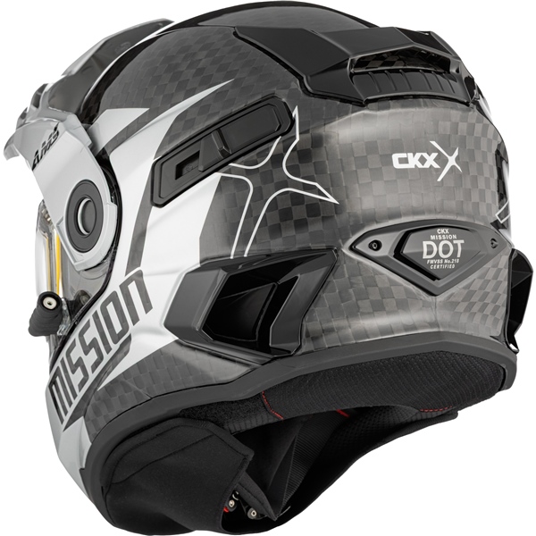 Image-3 CKX Mission Free-Face Helmet - Carbon Alaska HELM MISSION CARB EDL ALASKA SI GLOS 3XL 518787 518787 CKX
