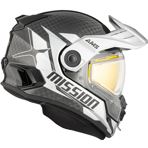Image-2 CKX Mission Free-Face Helmet - Carbon Alaska HELM MISSION CARB EDL ALASKA SI GLOS 3XL 518787 518787 CKX