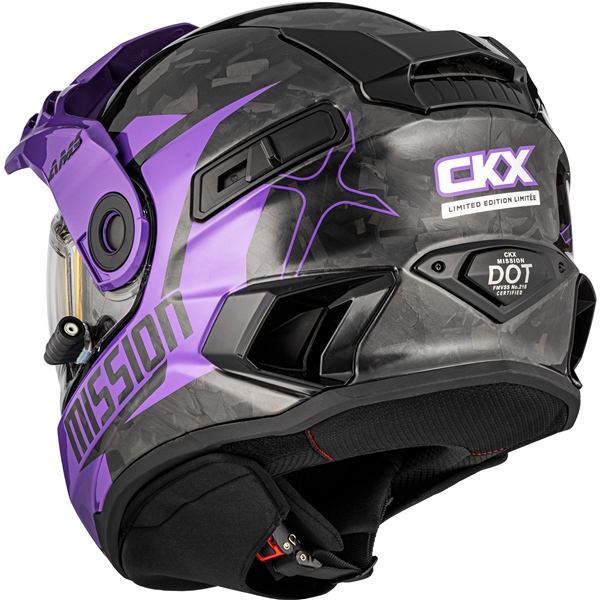 Image-3 CKX Mission Free-Face Helmet - Carbon limited edition Alaska HELM MISSION EDL ALASKA PR GLOSS 3XL 518917 518917 CKX