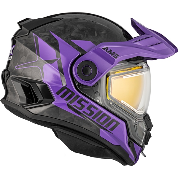 Image-2 CKX Mission Free-Face Helmet - Carbon limited edition Alaska HELM MISSION EDL ALASKA PR GLOSS 3XL 518917 518917 CKX