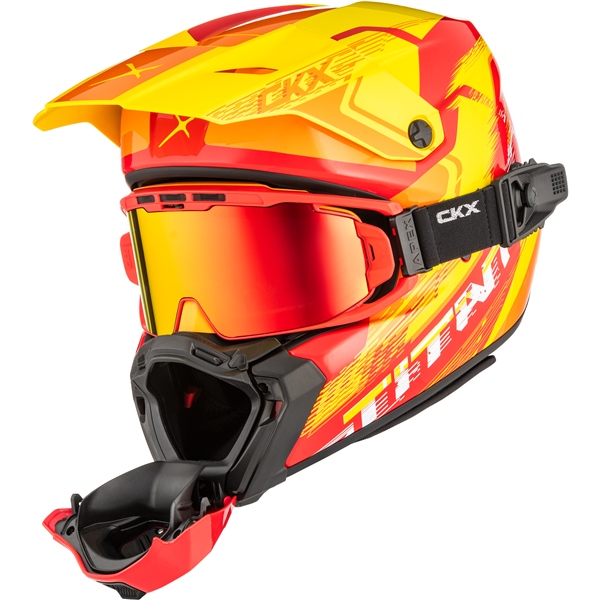 Image-5 CKX Titan AMS Helmet Concordia - Apex Goggle included HELM TITANAMS DL CONCO RD/OG/YE GLOS 3XL 518937 518937 CKX