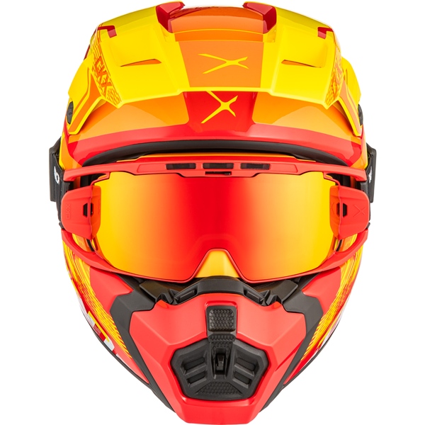 Image-6 CKX Titan AMS Helmet Concordia - Apex Goggle included HELM TITANAMS DL CONCO RD/OG/YE GLOS 3XL 518937 518937 CKX