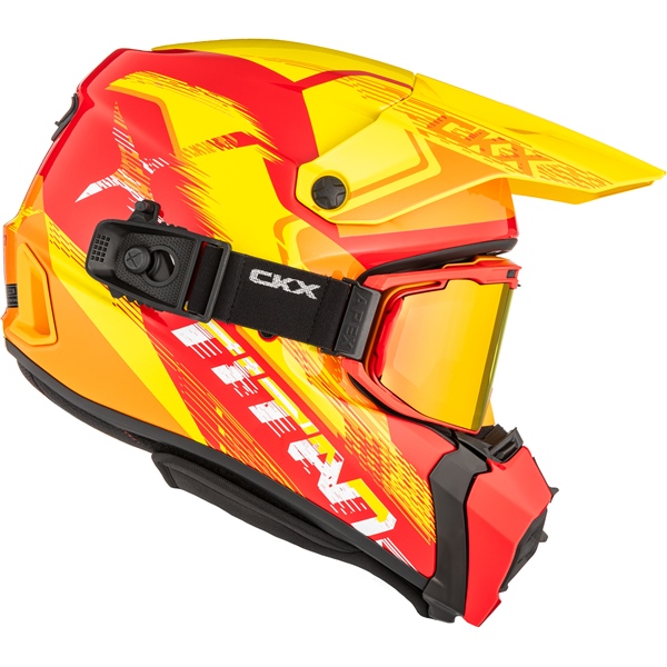 Image-2 CKX Titan AMS Helmet Concordia - Apex Goggle included HELM TITANAMS DL CONCO RD/OG/YE GLOS 3XL 518937 518937 CKX
