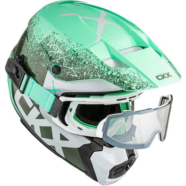 Image-7 CKX Titan AMS Helmet Vaneer - Apex Goggle included HELM TITAN AMS DL VANEER GR GLOSS 3XL 518947 518947 CKX