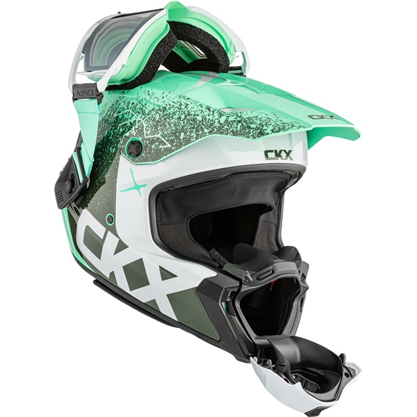 Image-6 CKX Titan AMS Helmet Vaneer - Apex Goggle included HELM TITAN AMS DL VANEER GR GLOSS 3XL 518947 518947 CKX