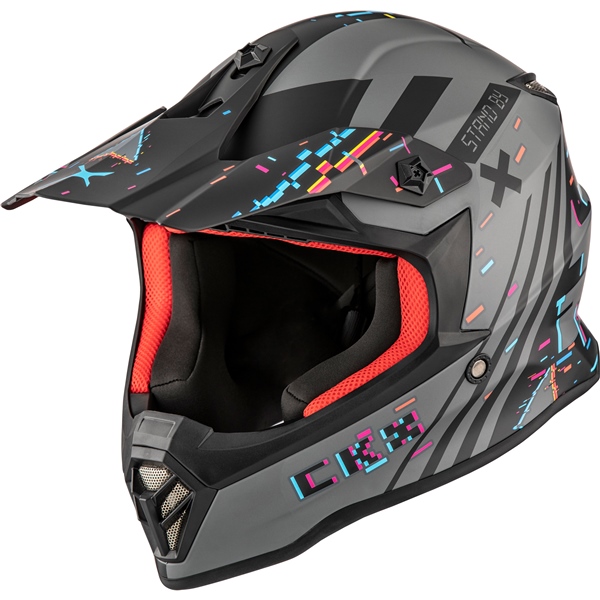Image-4 CKX TX019Y Off-Road Helmet Error - Without Goggle HELM TX019Y ERROR GY MAT XL CKX 520135 520135 CKX