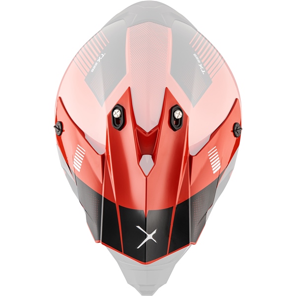 520199 CKX CKX Peak for TX228 Helmet Dart PEAK TX228 DART RD GLOSS CKX Visors Red