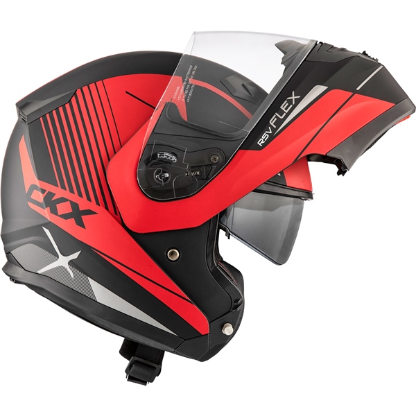 Image-5 CKX Flex RSV Modular Helmet, Summer Tempo HELM FLEX TEMPO SL RD MAT 3XL CKX 520297 520297 CKX