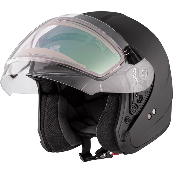 Image-4 CKX VG977 Open-Face Helmet, Winter Solid HELM VG977 EDL SOLID BK MAT 3XL CKX 577017 577017 CKX