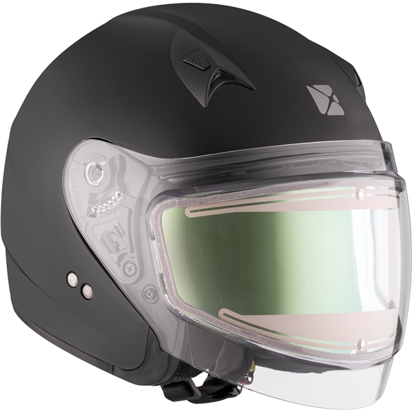 Image-2 CKX VG977 Open-Face Helmet, Winter Solid HELM VG977 EDL SOLID BK MAT 3XL CKX 577017 577017 CKX