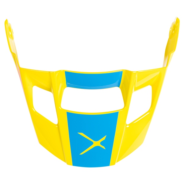 598013 CKX CKX Peak for Titan Helmet Concordia PEAK TITAN AMS CONCORDIA BL/YE/RD GLOSS Visors Blue, Yellow, Glossy red