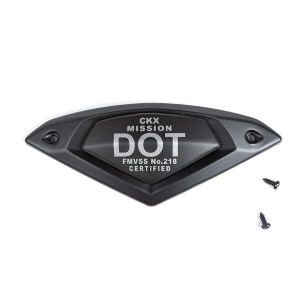 599077 CKX CKX Vent for Mission Helmet VENT RR MISSION BK MAT CKX Vent for Mission Helmet Black