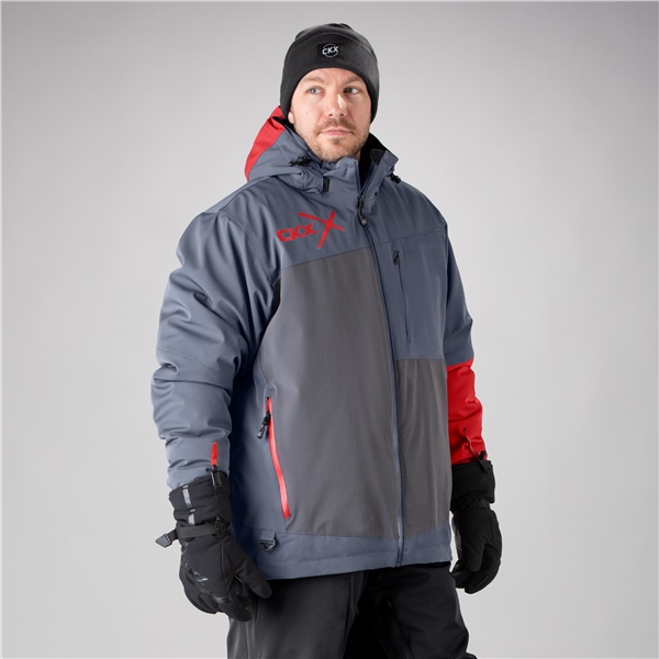 Image-4 CKX Alaska Men Jacket MY23 JACKET ALASKA MEN GY/RD L M23-03-GY&RD L M23-03-GY&RD L CKX