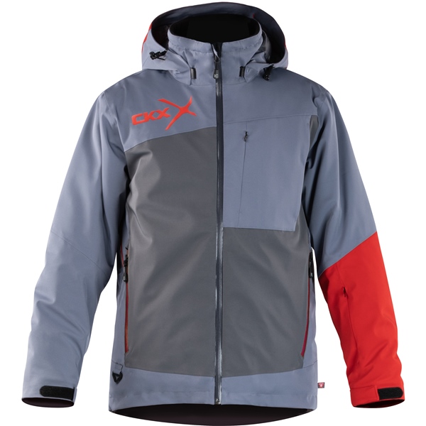 Image-2 CKX Alaska Men Jacket MY23 JACKET ALASKA MEN GY/RD L M23-03-GY&RD L M23-03-GY&RD L CKX