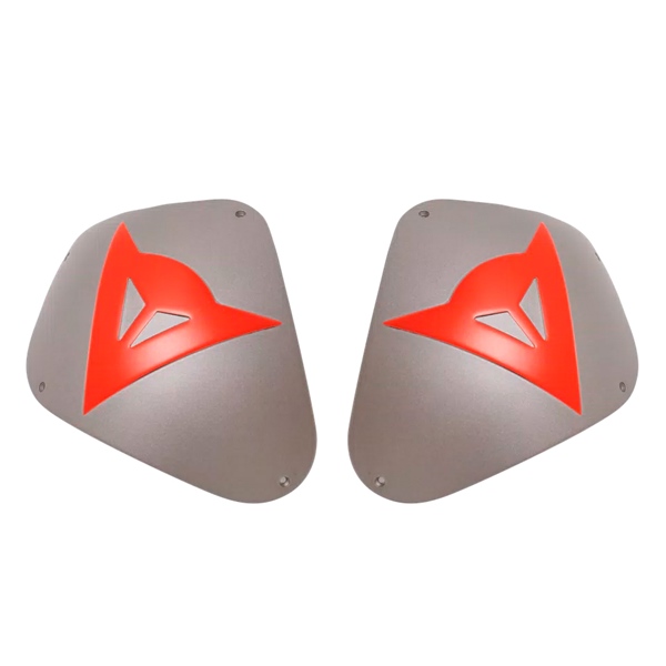 201876165-Z46-N DAINESE DAINESE Shoulder Protector Kit Men, Women SHOULDER SPORT KIT ALU/FLUO RD Shoulder Protector Kit Aluminium, Fluorescent red