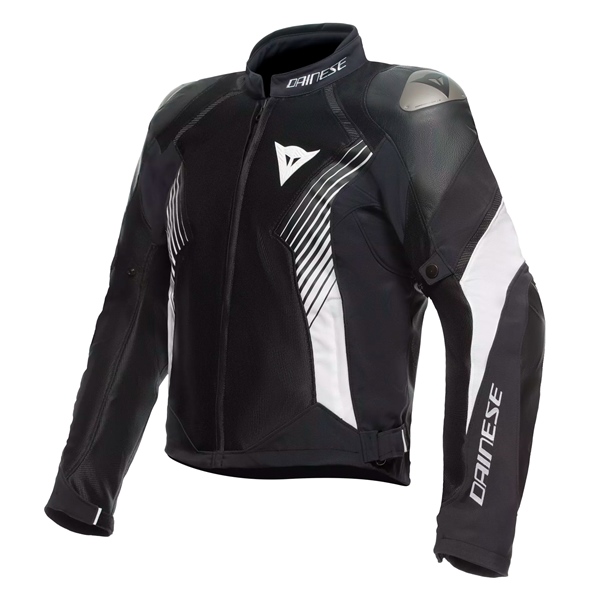 201654630-948-60 DAINESE DAINESE Super Rider 2 AbsoluteShell Jacket JACKET SUPER RIDER 2 MEN BK/WH 60 Super Rider 2 AbsoluteShell Jacket Black, White