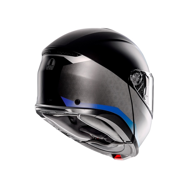 Image-2 AGV Tourmodular Modular Helmet Stray HELM T-MODULAR STRAY MAT BK/GY/BL 2XL 211251E2OY-103-XXL 211251E2OY-103-XXL AGV