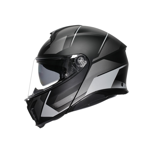 Image-4 AGV Tourmodular Modular Helmet Perception HELM T-MODULAR PERCEP MAT BK/SI 2XL 211251E2OY-106-XXL 211251E2OY-106-XXL AGV