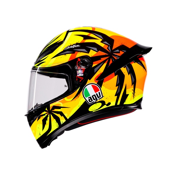 Image-2 AGV K1 S Full Face Helmet Tropicrush - Summer HELM K1 S TROPICRUSH BK/OG 2XL 2118394017-070-XXL 2118394017-070-XXL AGV