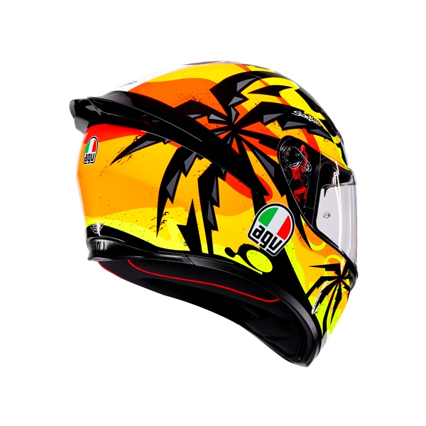Image-3 AGV K1 S Full Face Helmet Tropicrush - Summer HELM K1 S TROPICRUSH BK/OG 2XL 2118394017-070-XXL 2118394017-070-XXL AGV