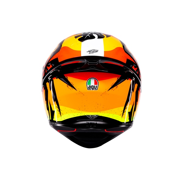 Image-4 AGV K1 S Full Face Helmet Tropicrush - Summer HELM K1 S TROPICRUSH BK/OG 2XL 2118394017-070-XXL 2118394017-070-XXL AGV
