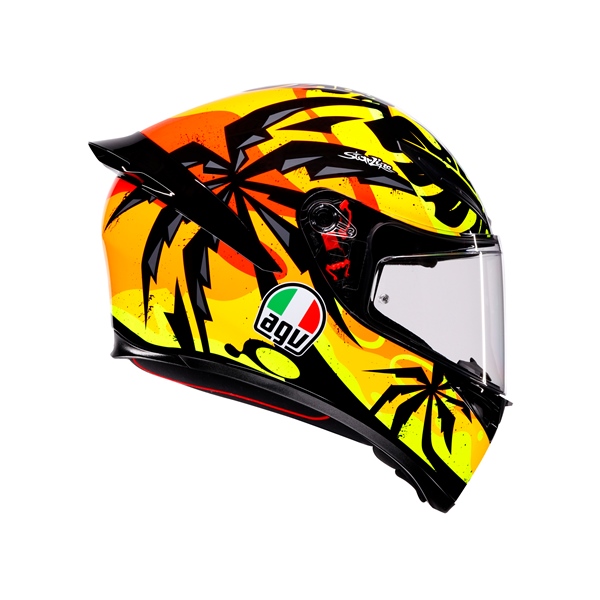 Image-6 AGV K1 S Full Face Helmet Tropicrush - Summer HELM K1 S TROPICRUSH BK/OG 2XL 2118394017-070-XXL 2118394017-070-XXL AGV