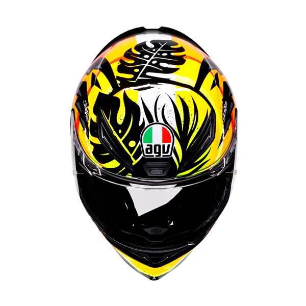 Image-7 AGV K1 S Full Face Helmet Tropicrush - Summer HELM K1 S TROPICRUSH BK/OG 2XL 2118394017-070-XXL 2118394017-070-XXL AGV