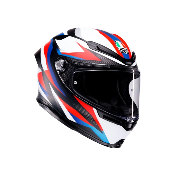 2118395015-028-XXL AGV AGV K6 S Full Face Helmet Timewarp - Summer HELM K6 S TIMEWARP MAT BK/RD/BL 2XL K6 S Full Face Helmet Matte Black, Red, Blue