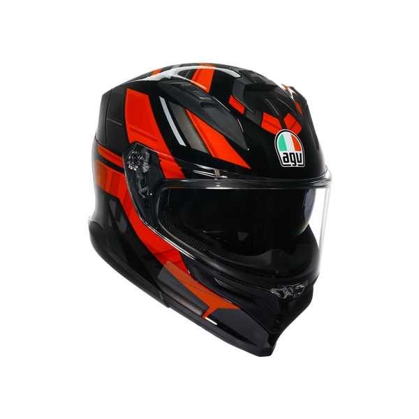 2118399017-009-XXL AGV AGV K7 Full Face Helmet Taurax - Summer HELM K7 TAURAX BK/RD 2XL K7 Full Face Helmet Black, Red