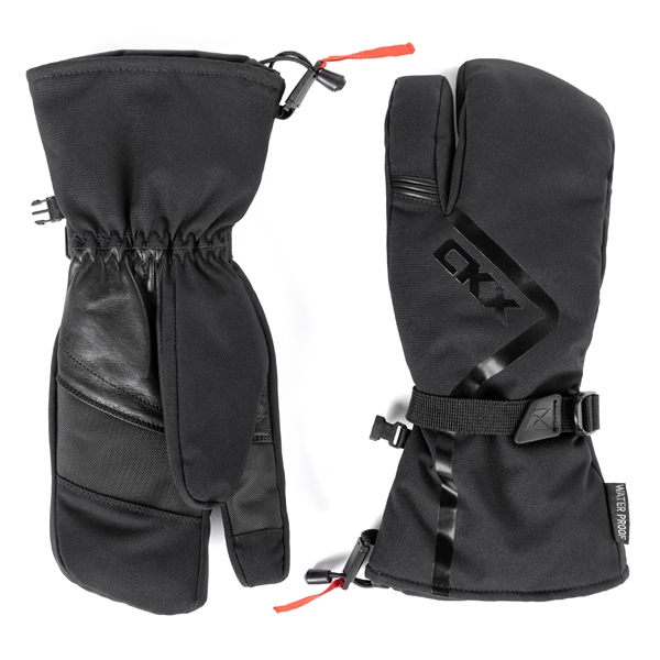Image-3 CKX Throttle Mittens 3-Fingers Unisex GLOVES 3 FINGERS THROTTLE BK XL EWT22-03-XL EWT22-03-XL CKX