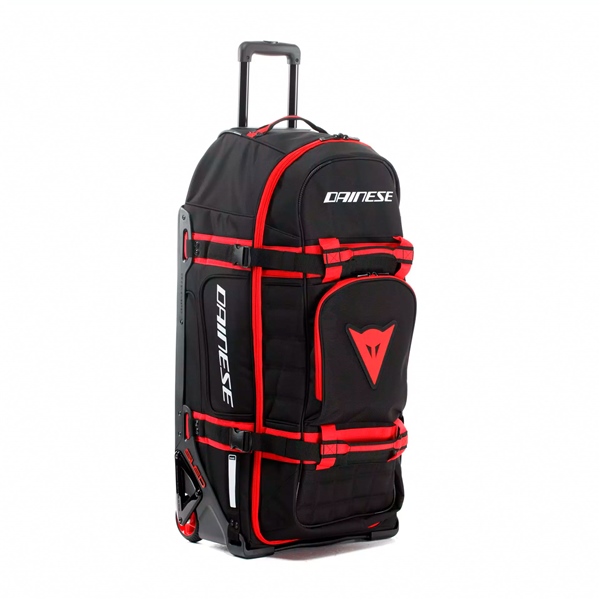 2019800009-606-N DAINESE DAINESE D-Rig 2 Wheeled Duffel Bag 123 L WHEELED BAG D-RIG BK/RD D-Rig 2 Wheeled Duffel Bag Black, Red