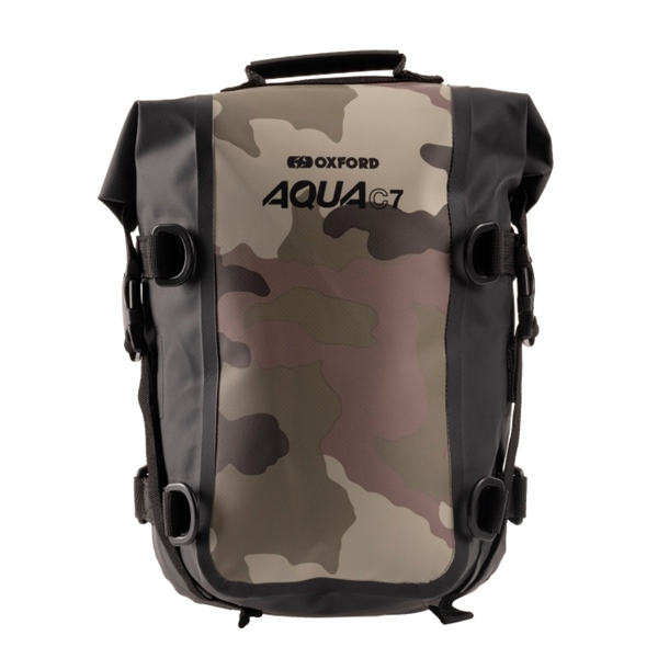 OL478 OXFORDPRODUCTS Oxford Products Aqua C7 Crash Bar Bag 7 L BAR BAG AQUA C7 CRASH CAMO OXFORD Aqua C7 Crash Bar Bag Camo