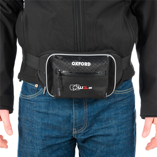 OL867 OXFORDPRODUCTS Oxford Products XW1s Waist Bag 1.5 L WAIST BAG XW1S OXFORD XW1s Waist Bag Black
