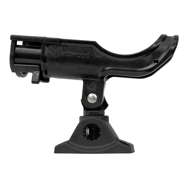 ROD HOLDER AJD BLK BI-AX MOUNT by:  Attwood Part No: 5009-4 - Canada - Canadian Dollars