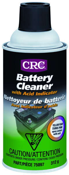 Battery Cleaner with Acid Indicator