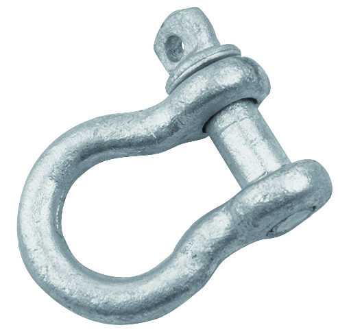 SCREW PIN ANCHOR SHACKLE- GALV. 1/4