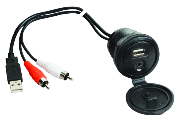 USB and Auxiliary Audio Input Jack by:  Jensen Part No: JENAUX - Canada - Canadian Dollars