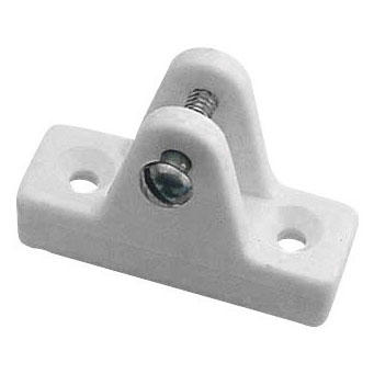 LARGE DECK HINGE ANGLED WHITE PAIR by:  SeaDog Part No: 273231-1 - Canada - Canadian Dollars