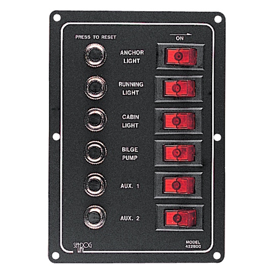 ALUMINUM BREAKER PANEL by:  SeaDog Part No: 422800-1 - Canada - Canadian Dollars