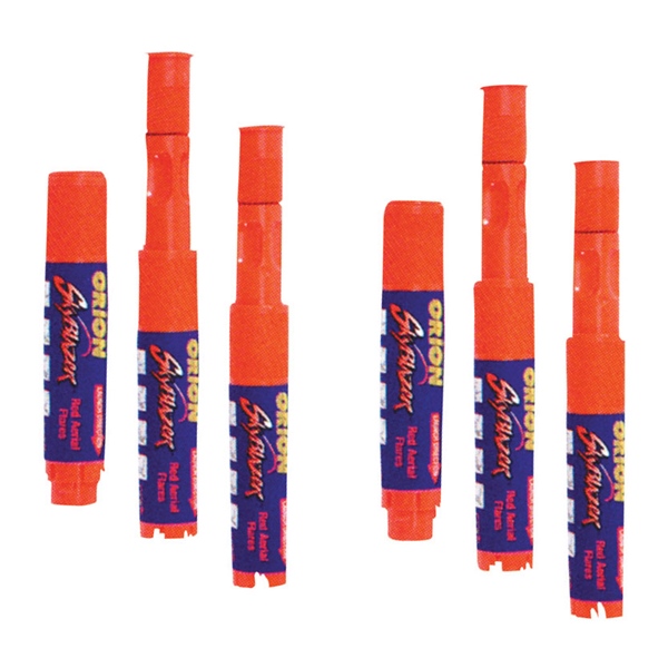 TWIN RED AERIAL FLARE 6 PACK (6/1.7KG) by:  Orion Part No: CIL6/946 - Canada - Canadian Dollars