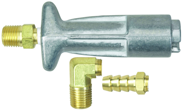 On tank and engine connector