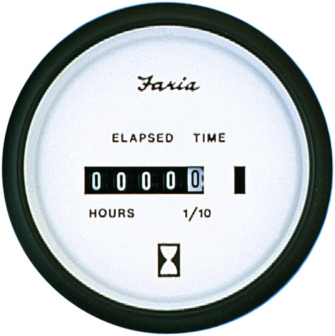 HOURMETER EURO WHITE by:  Faria Part No: 12913 - Canada - Canadian Dollars