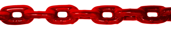 1/4 IN X 4 FT PVC RED CHAIN by:  Greenfield Part No: 2115-RD - Canada - Canadian Dollars
