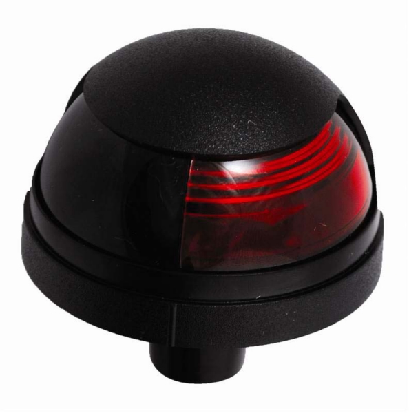 PULSAR 1 MILE RED SIDELIGHT,BLACK BASE by:  Attwood Part No: 5040R7 - Canada - Canadian Dollars