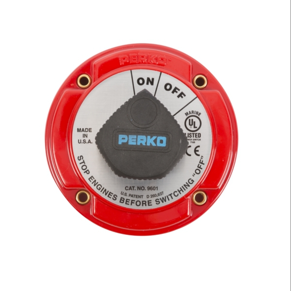 MAIN BATT SWITCH ON/OFF by:  Perko Part No: 9601DP - Canada - Canadian Dollars
