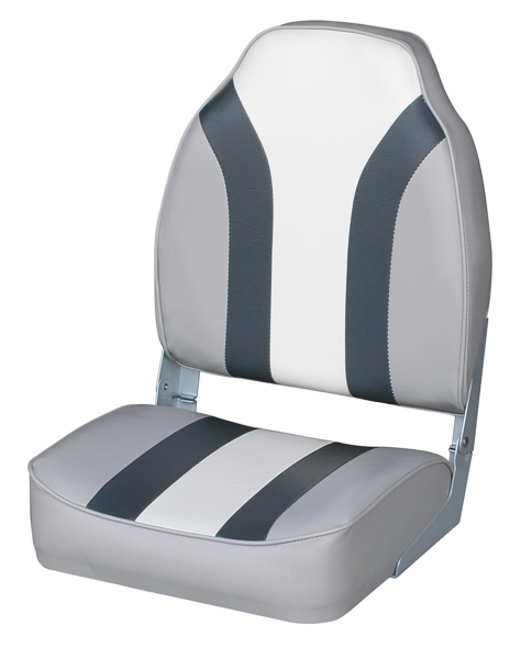 BOAT SEAT CHARCOAL/GREY/WHT by: Wise Part No