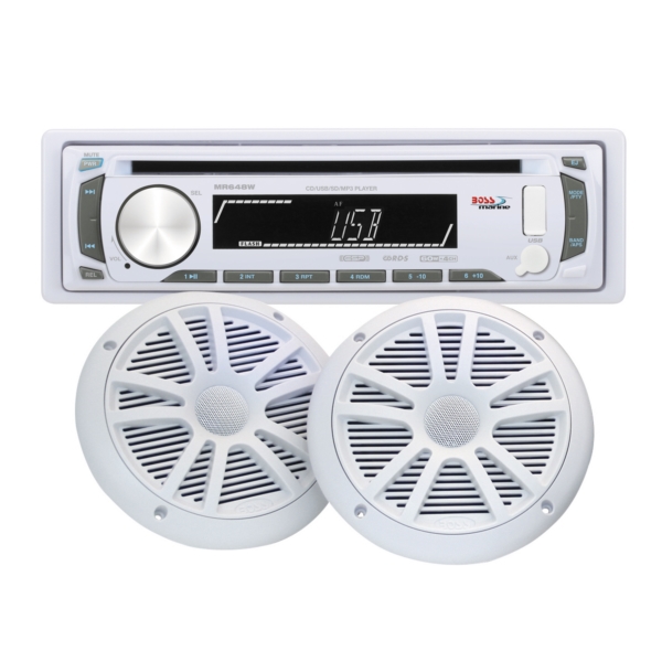 RECEIVER AND SPEAKERS PACKAGE by:  BossAudio Part No: MCK648W.6 - Canada - Canadian Dollars