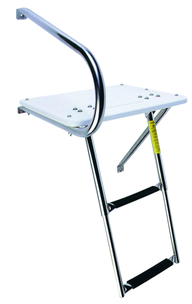 O/B SWIM PLATFORM W/TELESCOPING LADDER by:  Garelick Part No: 19536:01 - Canada - Canadian Dollars