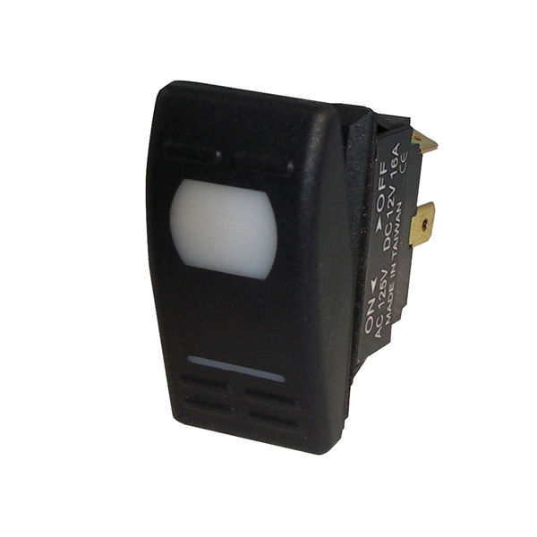 Rocker Switch On/Off LED Lighted by:  Boatersports Part No: 51355 - Canada - Canadian Dollars